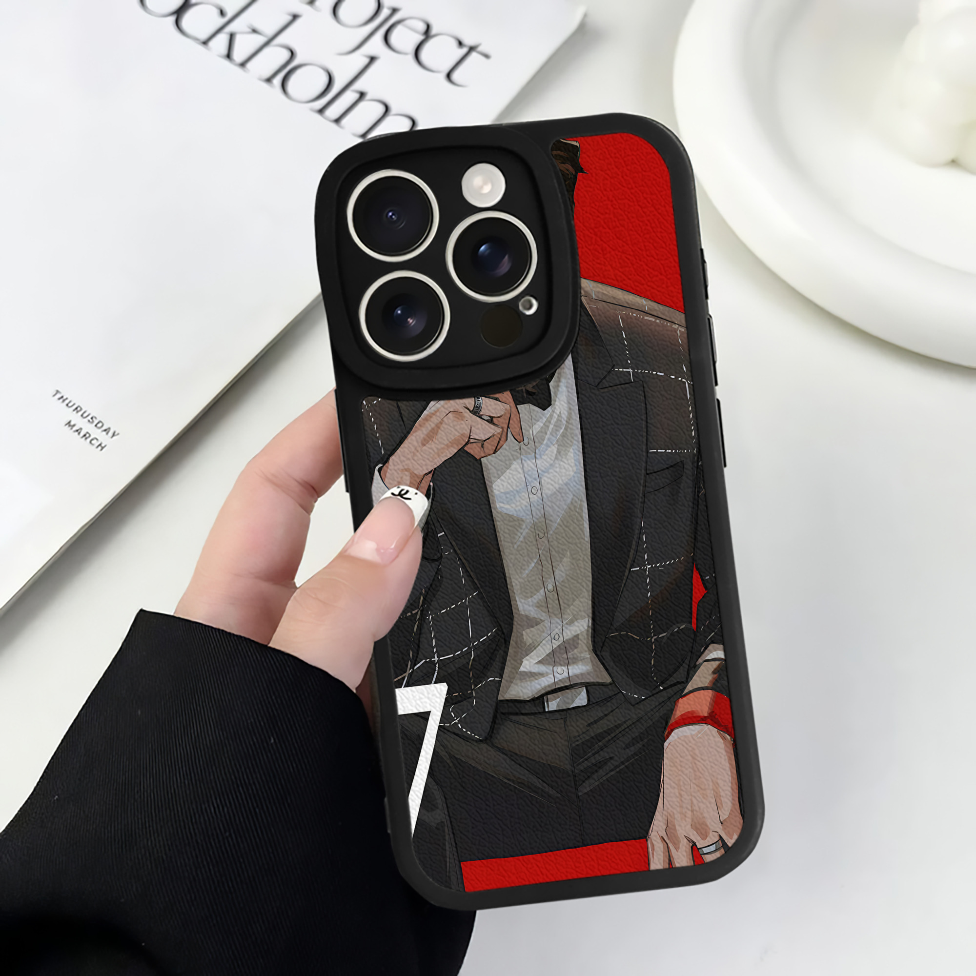 （画像用） SLAM DUNK／スラムダンク 【iPhone 16シリーズ対応】シリコンスマホケース（レザー調） 材質：シリコン